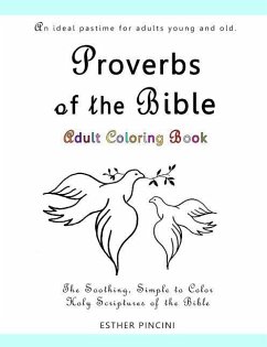 Proverbs of the Bible Adult Coloring Book - Pincini, Esther