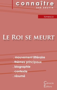 Fiche de lecture Le Roi se meurt de Eugène Ionesco (Analyse littéraire de référence et résumé complet) - Ionesco, Eugène