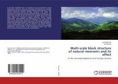 Multi-scale block structure of natural reservoirs and its effect