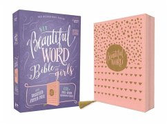 Niv, Beautiful Word Bible for Girls, Updated Edition, Leathersoft, Zippered, Pink, Red Letter, Comfort Print - Zondervan