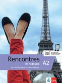 Rencontres en français A2. Kurs- und Übungsbuch + MP3-CD und Videos