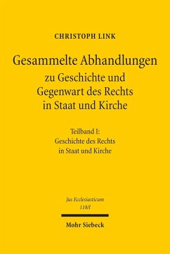 Cover Gesammelte Abhandlungen zu Geschichte und Gegenwart des Rechts in Staat und Kirche (eBook, PDF)