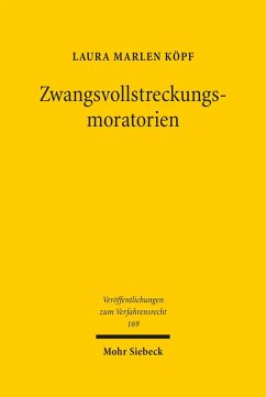 Zwangsvollstreckungsmoratorien (eBook, PDF) - Köpf, Laura Marlen