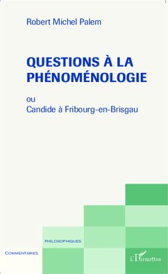 Questions à la phénoménologie - Palem, Robert-Michel