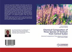 Chemical Composition of Three Species of Ocimum from Central Sudan