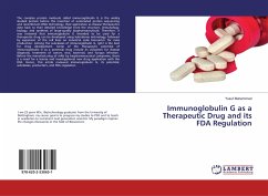 Immunoglobulin G as a Therapeutic Drug and its FDA Regulation - Muhammed, Yusuf