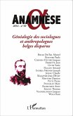 Généalogie des sociologues et anthropologues belges disparus