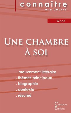 Fiche de lecture Une chambre à soi de Virginia Woolf (Analyse littéraire de référence et résumé complet) - Woolf, Virginia