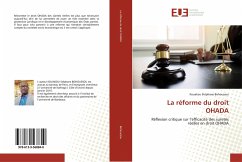 Cover La réforme du droit OHADA