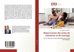 Repercussion des actes de naissance et de mariage - Lipipa Posho, Christophe