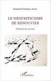 Le néocriticisme de Renouvier