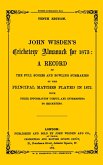 Wisden Cricketers' Almanack 1873 (eBook, PDF)