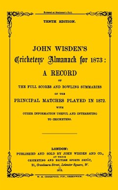 Wisden Cricketers' Almanack 1873 (eBook, PDF) - Publishing, Bloomsbury