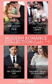 Modern Romance July 2020 Books 1-4: The Italian in Need of an Heir (Cinderella Brides for Billionaires) / Vows to Save His Crown / Claiming His Unknown Son / Her Wedding Night Negotiation (eBook, ePUB)