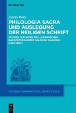 Philologia Sacra und Auslegung der Heiligen Schrift (eBook, ePUB)