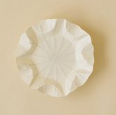 Flexible Hanji-Papierschale Lotusblatt (S) Weiß