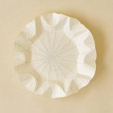Flexible Hanji-Papierschale Lotusblatt (M) Weiß