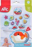 Simba 104010196 - ABC Magische Badepuzzle, Badespielzeug, 10 Teile