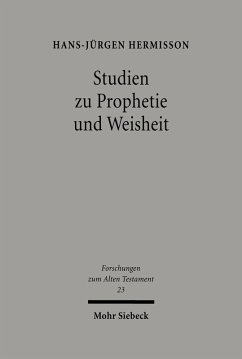 Studien zur Prophetie und Weisheit (eBook, PDF) - Hermisson, Hans J