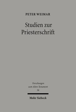 Studien zur Priesterschrift (eBook, PDF) - Weimar, Peter