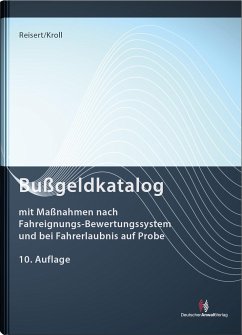 Bußgeldkatalog - Reisert, Gesine;Kroll, Leif Hermann