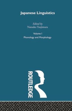 Japanese Linguistics Vol1 - Natsuko, Tsujimura