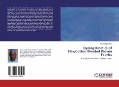 Dyeing Kinetics of Flax/Cotton Blended Woven Fabrics