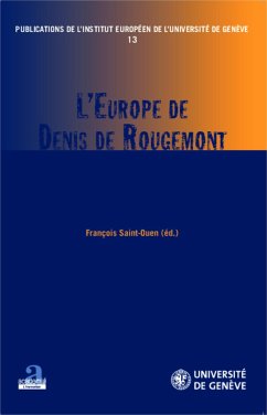 Cover L'Europe de Denis de Rougemont