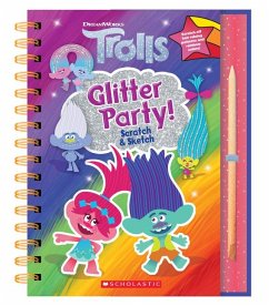 Cover Trolls: Scratch Magic: Glitter Party!