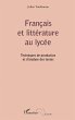 Français et littérature au lycée - Bild 1