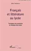 Français et littérature au lycée