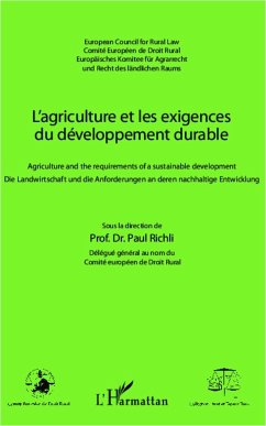 L'agriculture et les exigences du développement durable - Richli, Paul
