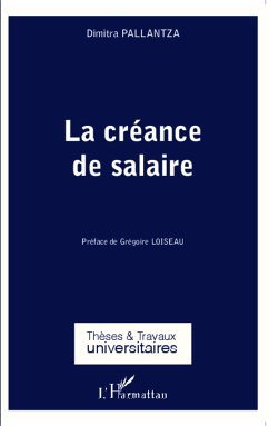 La créance de salaire - Pallantza, Dimitra