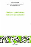 Droit et patrimoine culturel immatériel