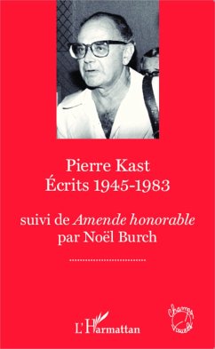 Cover Pierre Kast Écrits 1945-1983