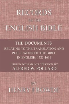 Records of the English Bible