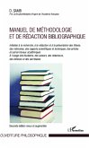 Manuel de méthodologie et de rédaction bibliographique