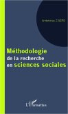 Méthodologie de la recherche en sciences sociales