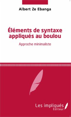 Cover Eléments de syntaxe appliqués au boulou