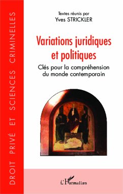 Variations juridiques et politiques - Strickler, Yves