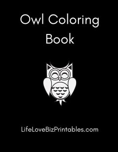 Owl Coloring Book - Jane, R.