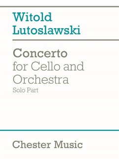 Cover CONCERTO FOR CELLO & ORCHESTRA