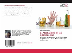 El Alcoholismo en los adolescentes - Fuentes Morales, Betty
