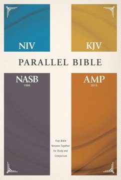 Niv, Kjv, Nasb, Amplified, Parallel Bible, Hardcover - Zondervan