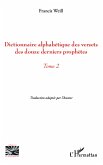 Dictionnaire alphabétique des versets des douze derniers prophètes