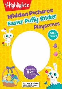 Easter Hidden Pictures Puffy Sticker Playscenes