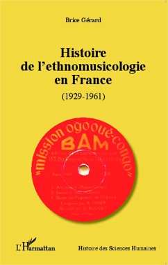Cover Histoire de l'ethnomusicologie en France