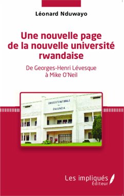 Une nouvelle page de la nouvelle université rwandaise - Nduwayo, Léonard