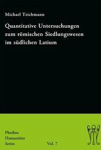 Cover Quantitative Untersuchungen zum römischen Siedlungswesen im südlichen Latium (eBook, PDF)