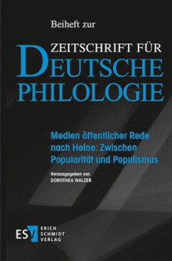 Cover Medien öffentlicher Rede nach Heine: Zwischen Popularität und Populismus